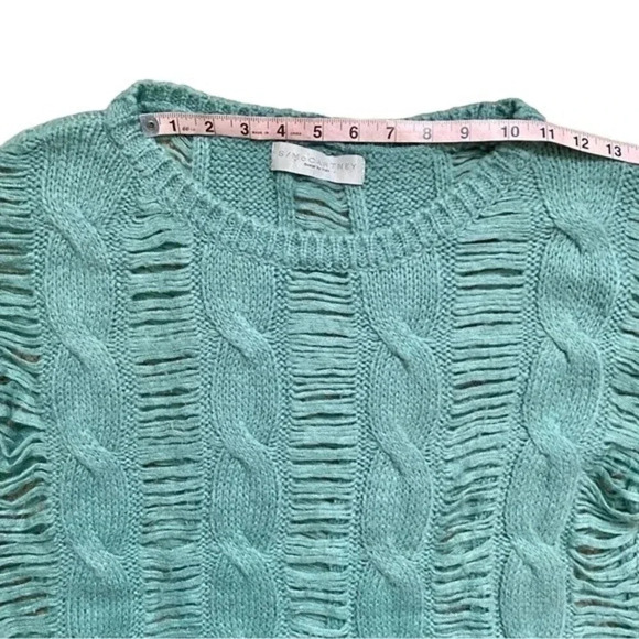 Stella McCartney Cable Knit Distressed Sweater Oversized - Picture 7 of 10
